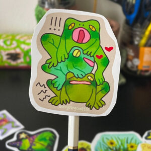 frog stack sticker